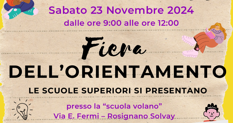 Fiera dell’Orientamento alla Secondaria – sabato 23 novembre